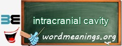 WordMeaning blackboard for intracranial cavity